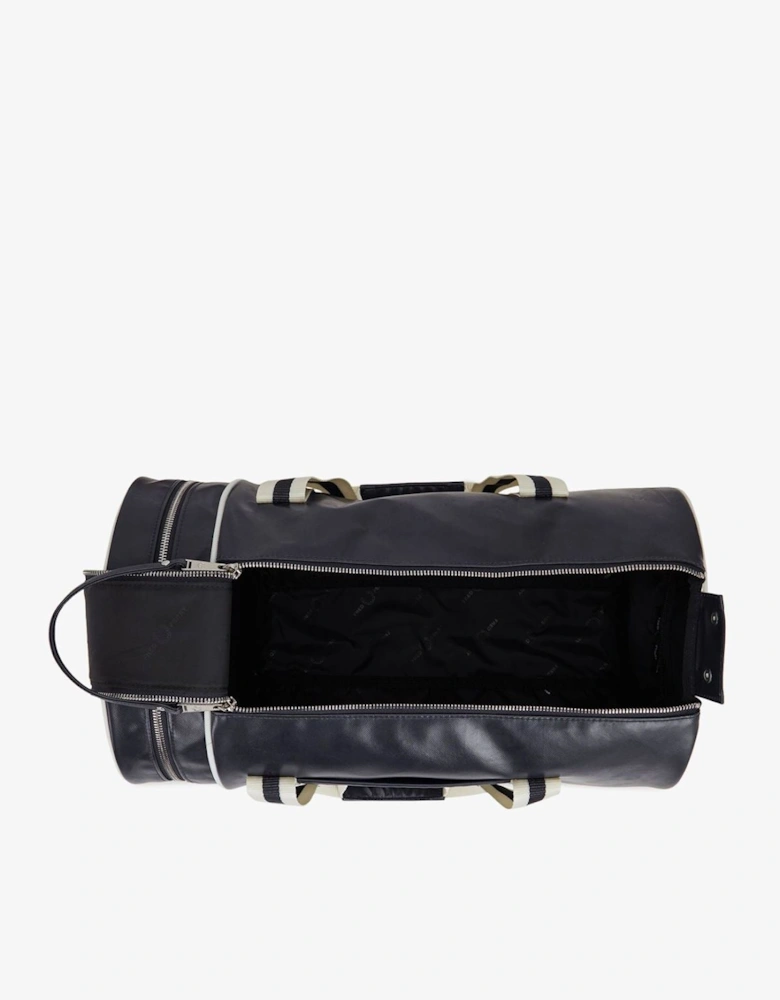 Classic Barrel Polyester Navy/Ecru Cross Bag