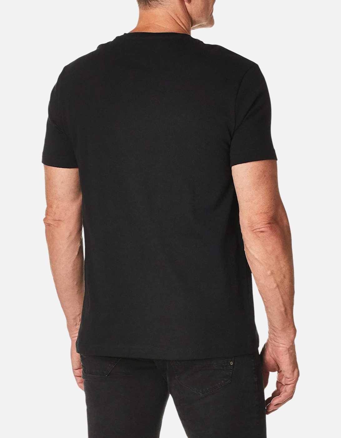 Mens T Shirts Crew Neck Signature Stripe Summer Cotton Tino Tee