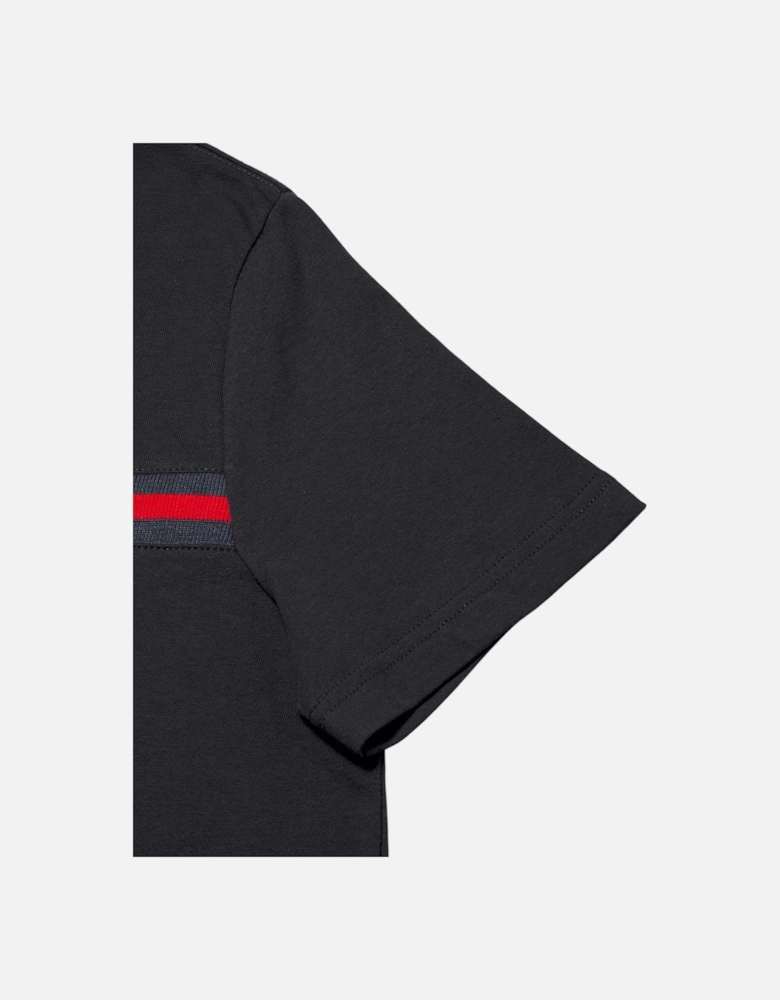 Mens T Shirts Crew Neck Signature Stripe Summer Cotton Tino Tee