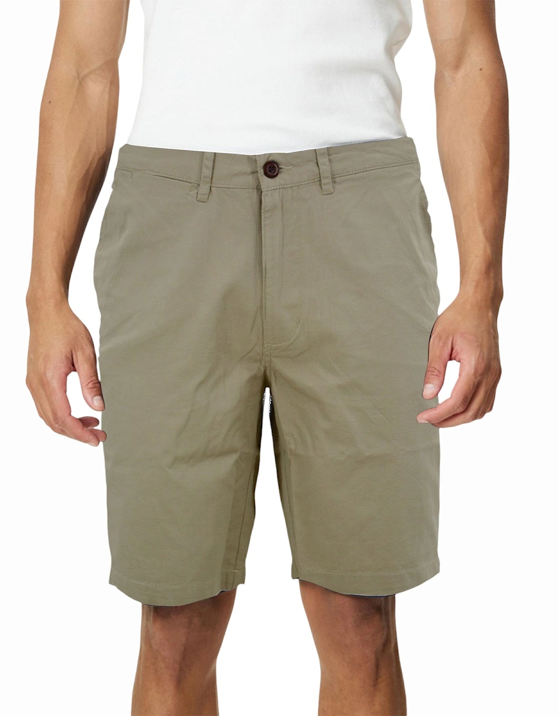 Mens Chino Shorts Stretch Summer Cotton Knee Combat Casual Half Pants New, 3 of 2