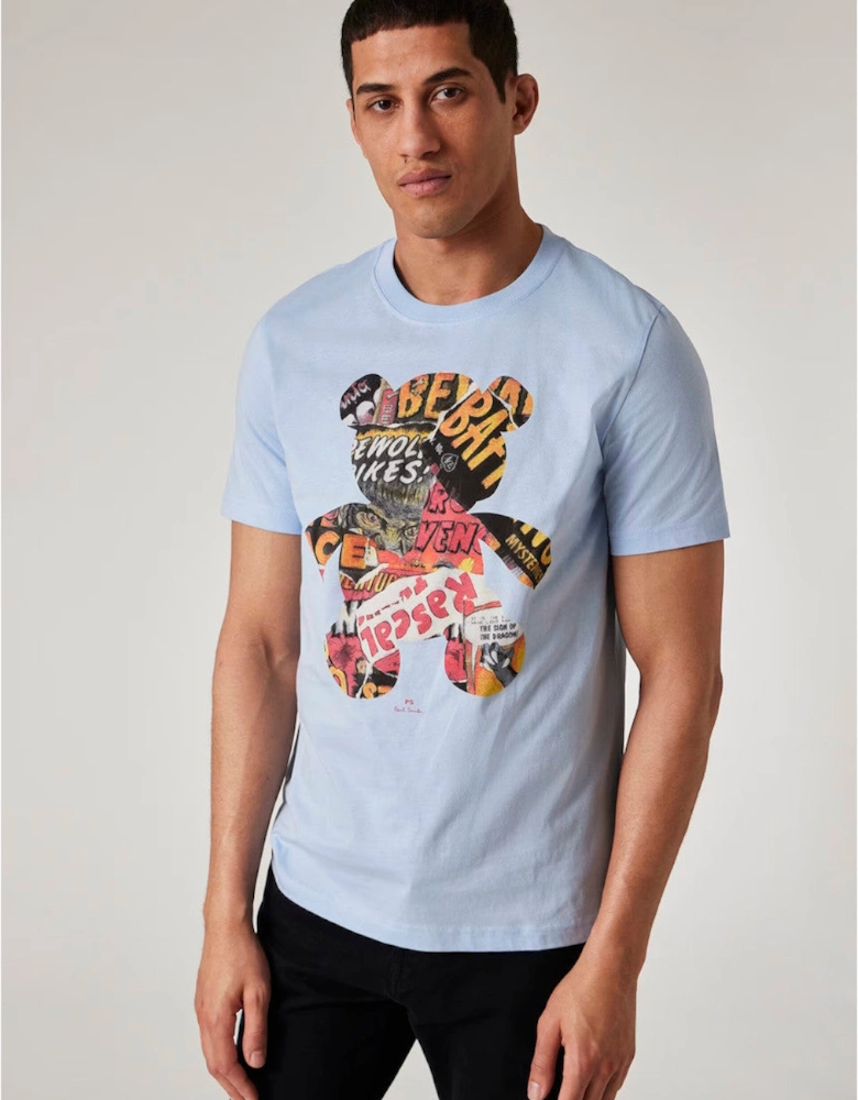 PS Reg Fit Teddy T-Shirt 41E Blue