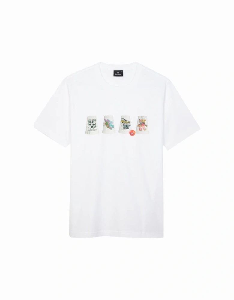 PS Cups T-Shirt 01 WHITE