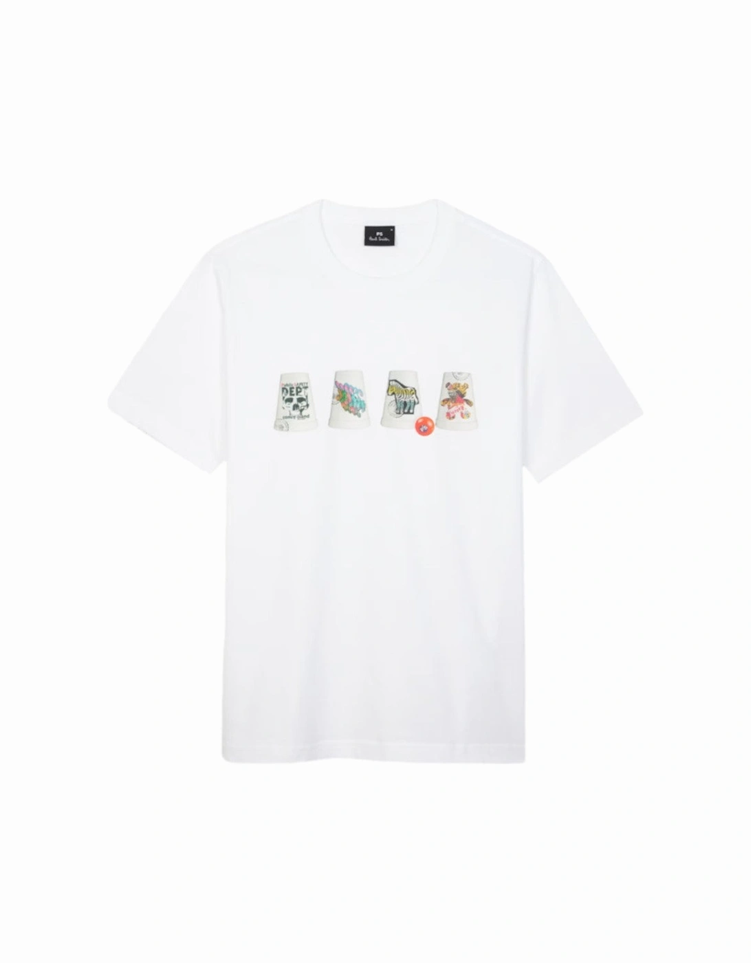 PS Cups T-Shirt 01 WHITE, 4 of 3