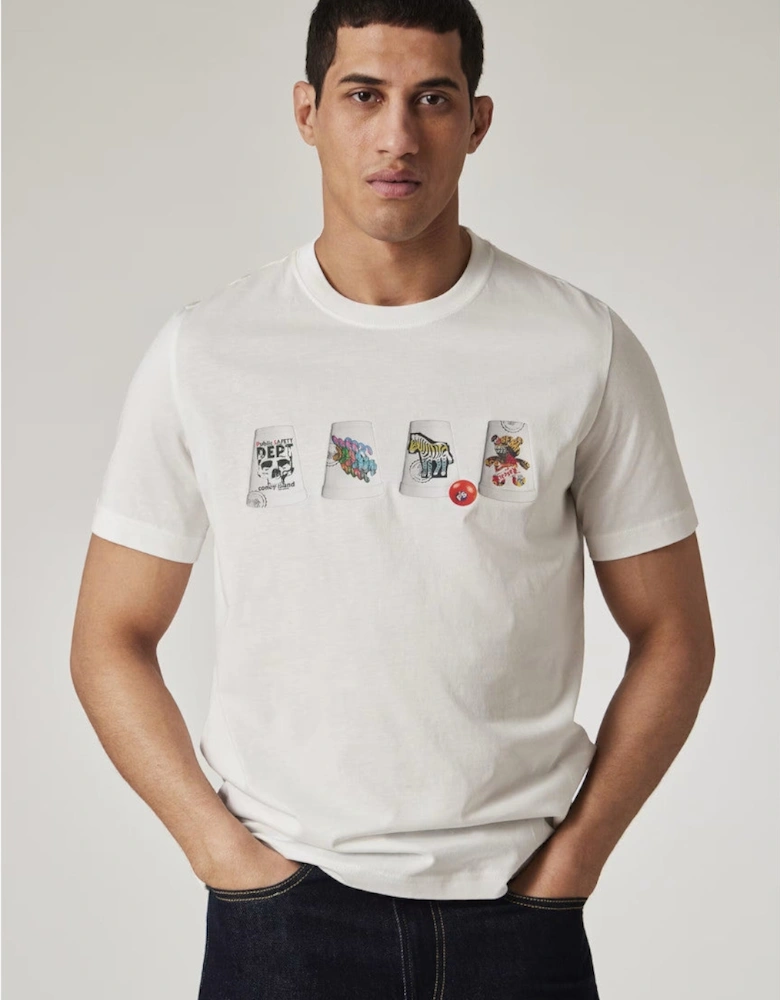 PS Cups T-Shirt 01 WHITE