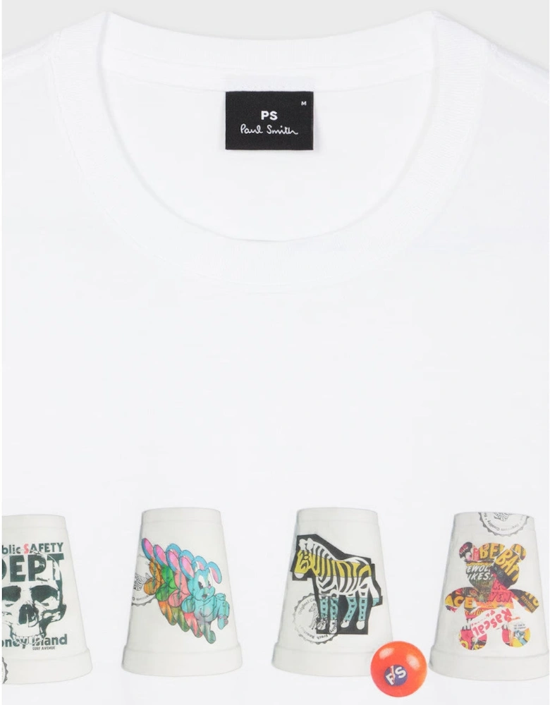 PS Cups T-Shirt 01 WHITE
