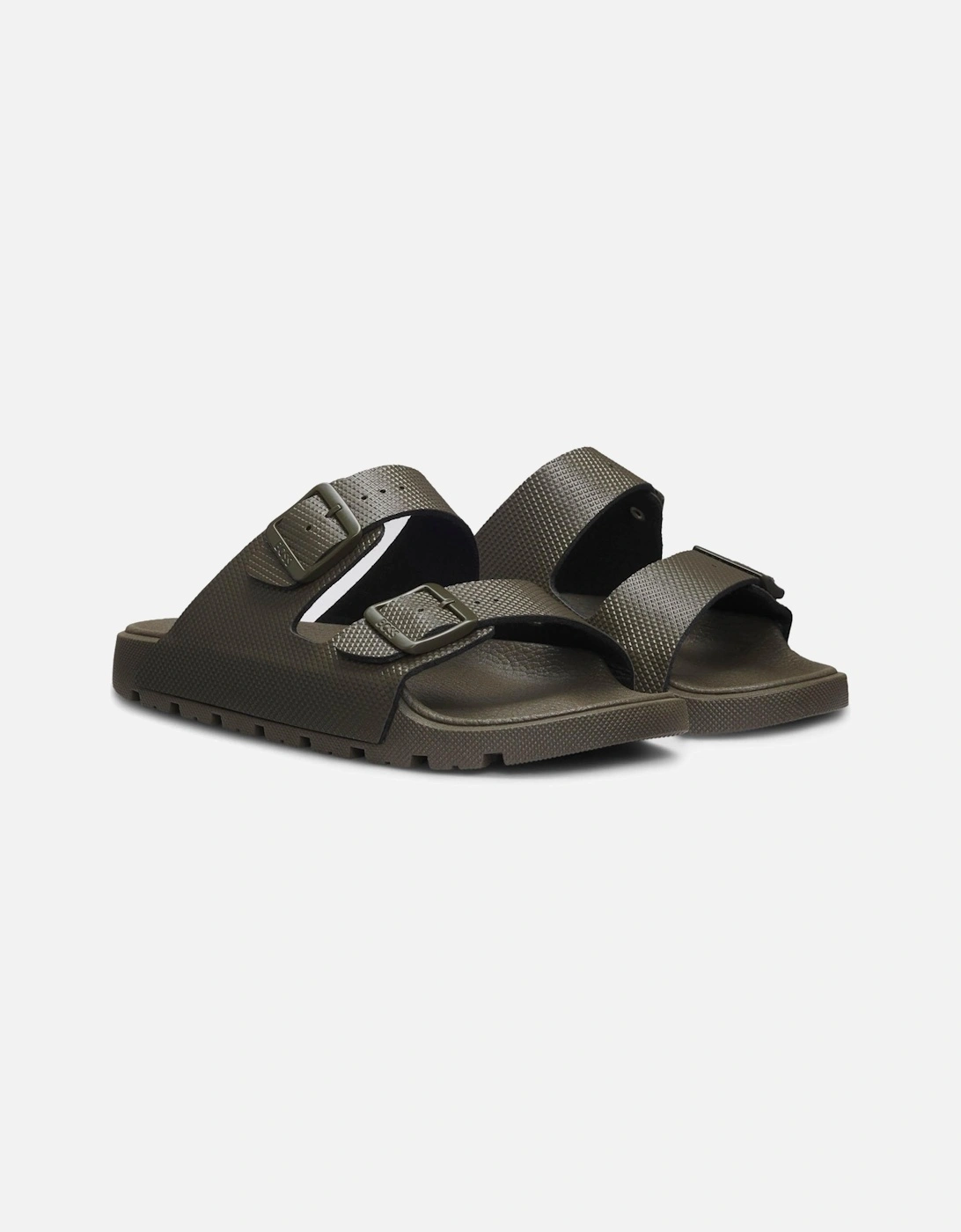 BOSS Orange Surfley Mens Twin-Strap Sandals, 3 of 2