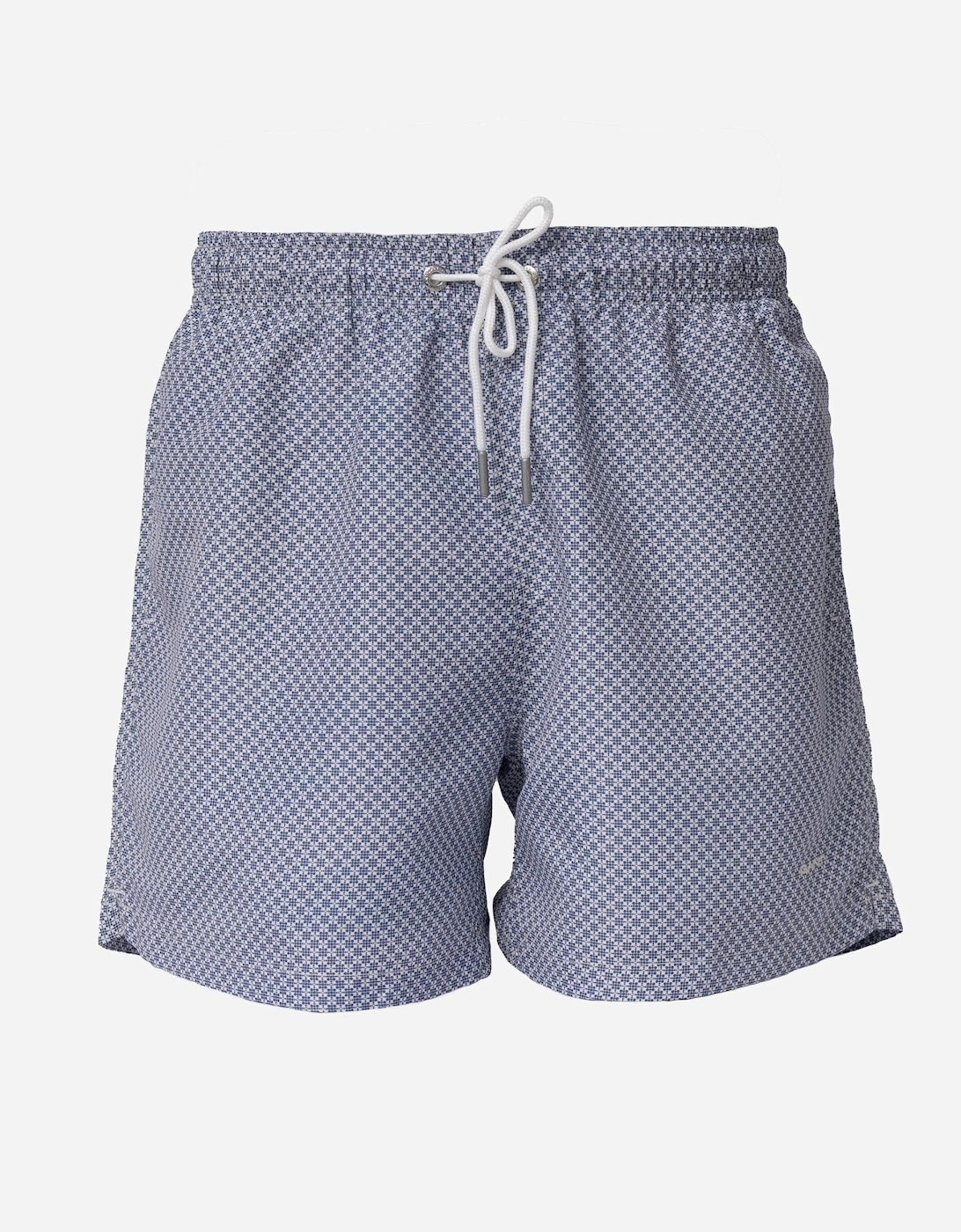 Mens Micro Print Swim Shorts, 4 of 3