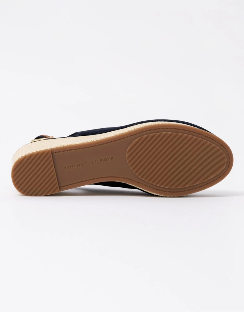 Flag Mid Wedge Womens Espadrille