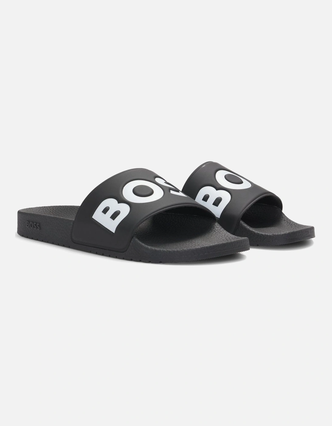 BOSS Orange Aryeh Mens Italian-Made Slides with Large Logo Detail NOS, 2 of 1