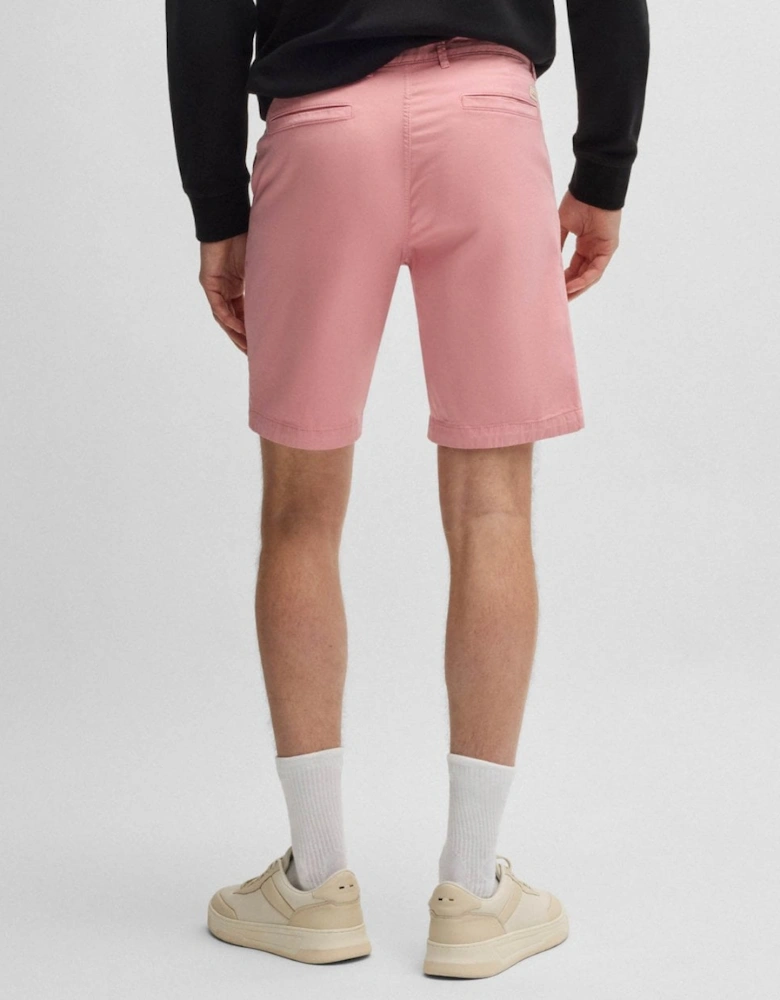 BOSS Orange Mens Slim Fit Chino Shorts in Stretch Cotton Twill