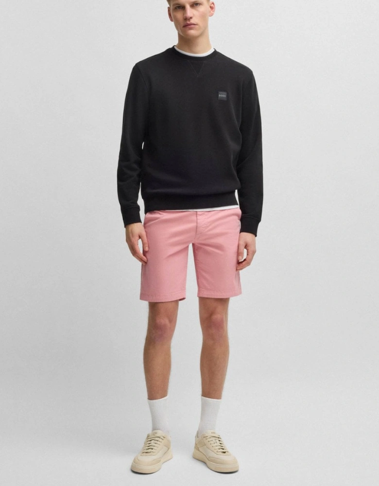 BOSS Orange Mens Slim Fit Chino Shorts in Stretch Cotton Twill