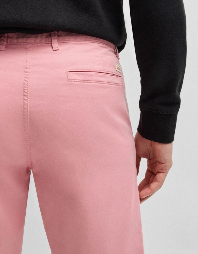 BOSS Orange Mens Slim Fit Chino Shorts in Stretch Cotton Twill