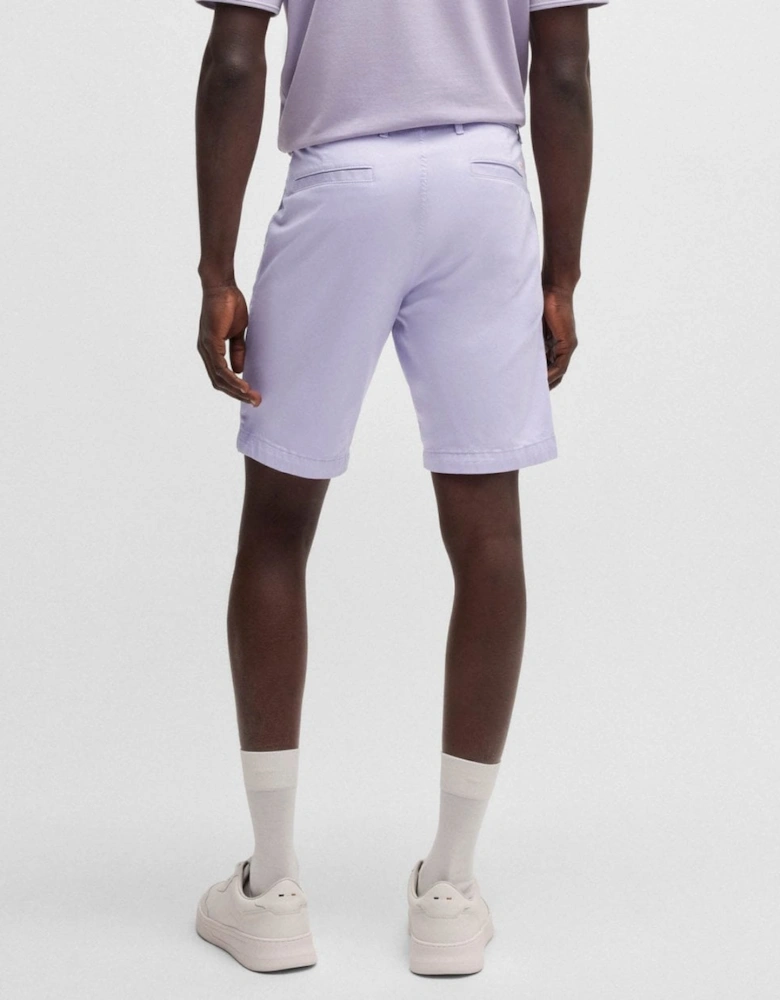 BOSS Orange Mens Slim Fit Chino Shorts in Stretch Cotton Twill