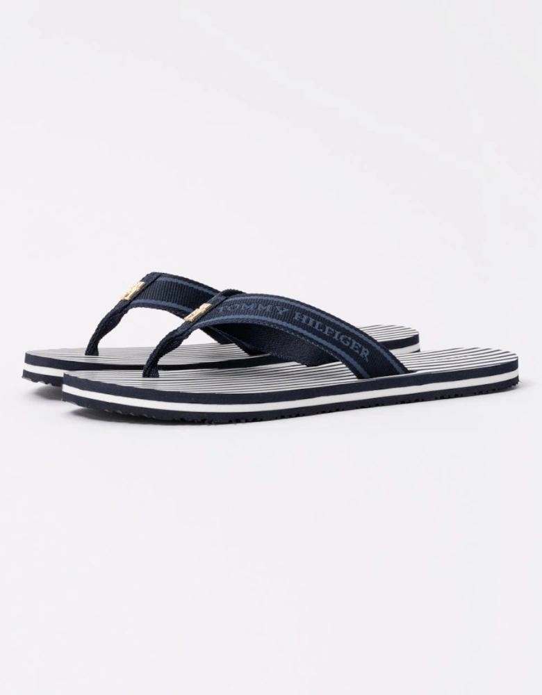 Striped Beach Womens Sandal