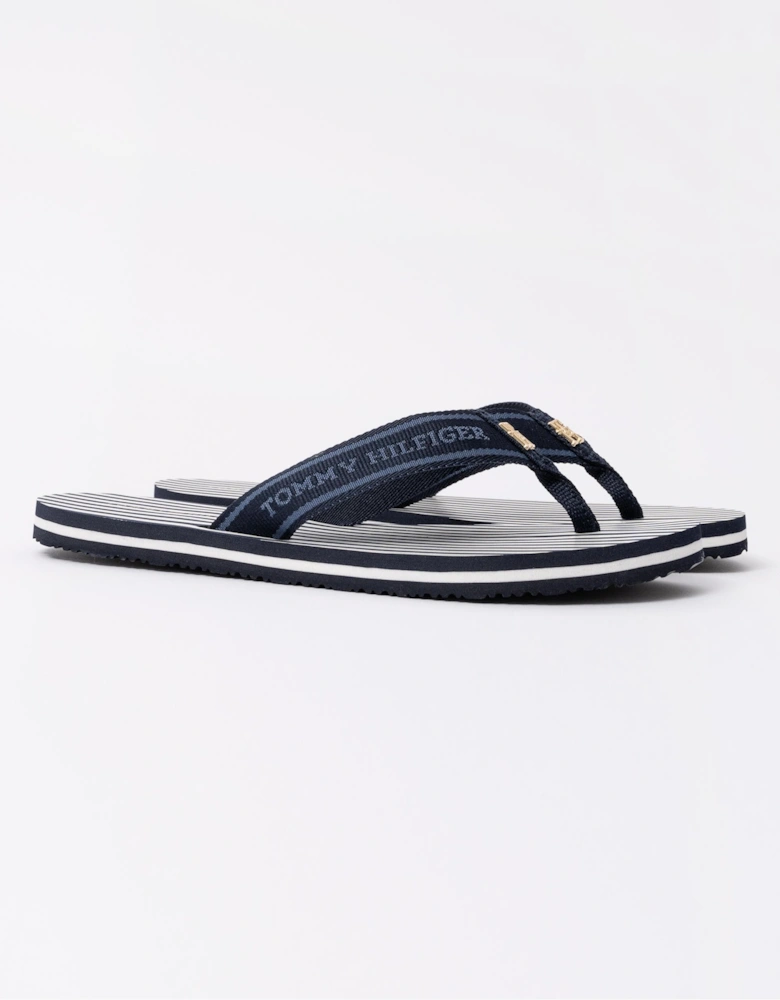 Striped Beach Womens Sandal