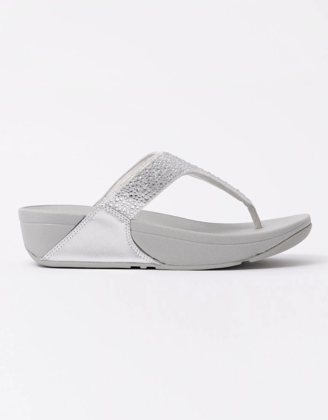 Womens Lulu Crystal-Mix Toe-Post Sandals