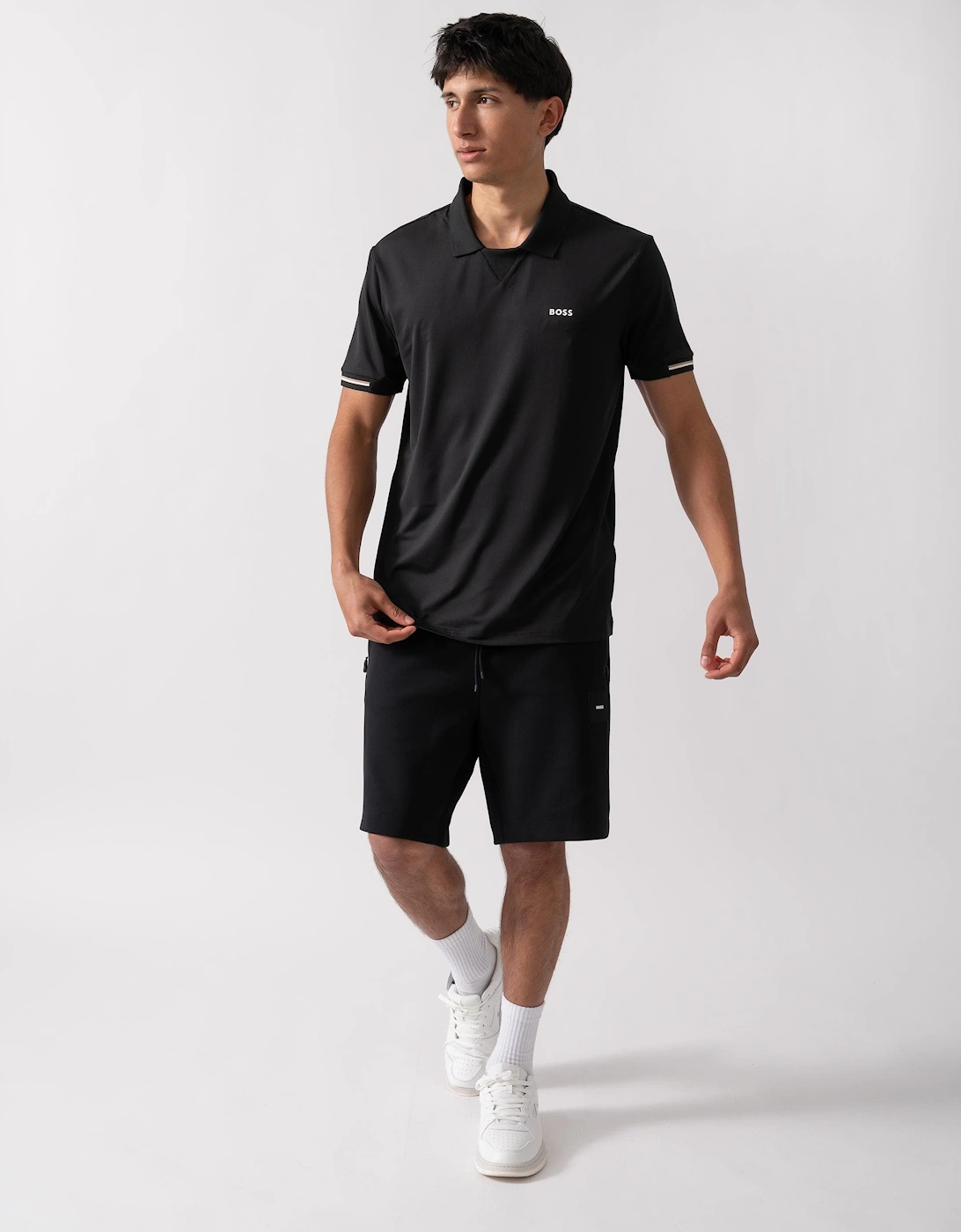 BOSS Green Palle Mesh Mens Polo Shirt