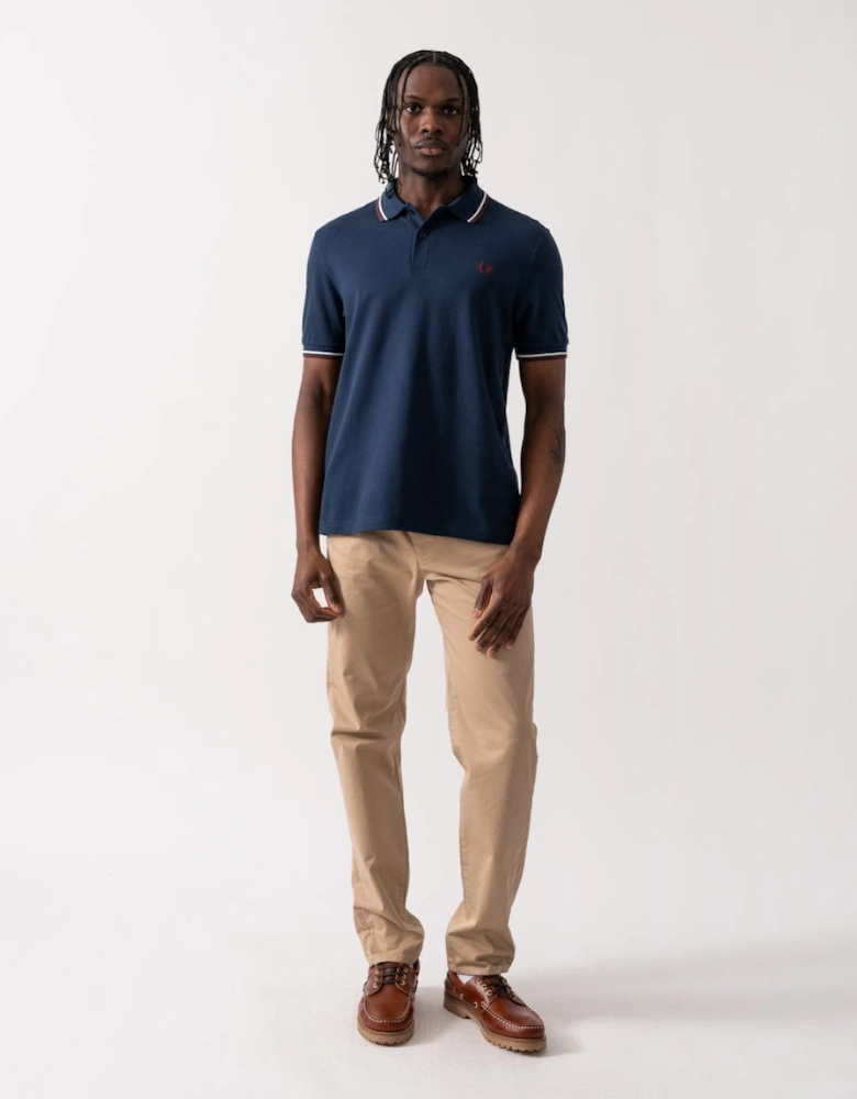 Mens Twin Tipped Signature Polo Shirt S/S 25