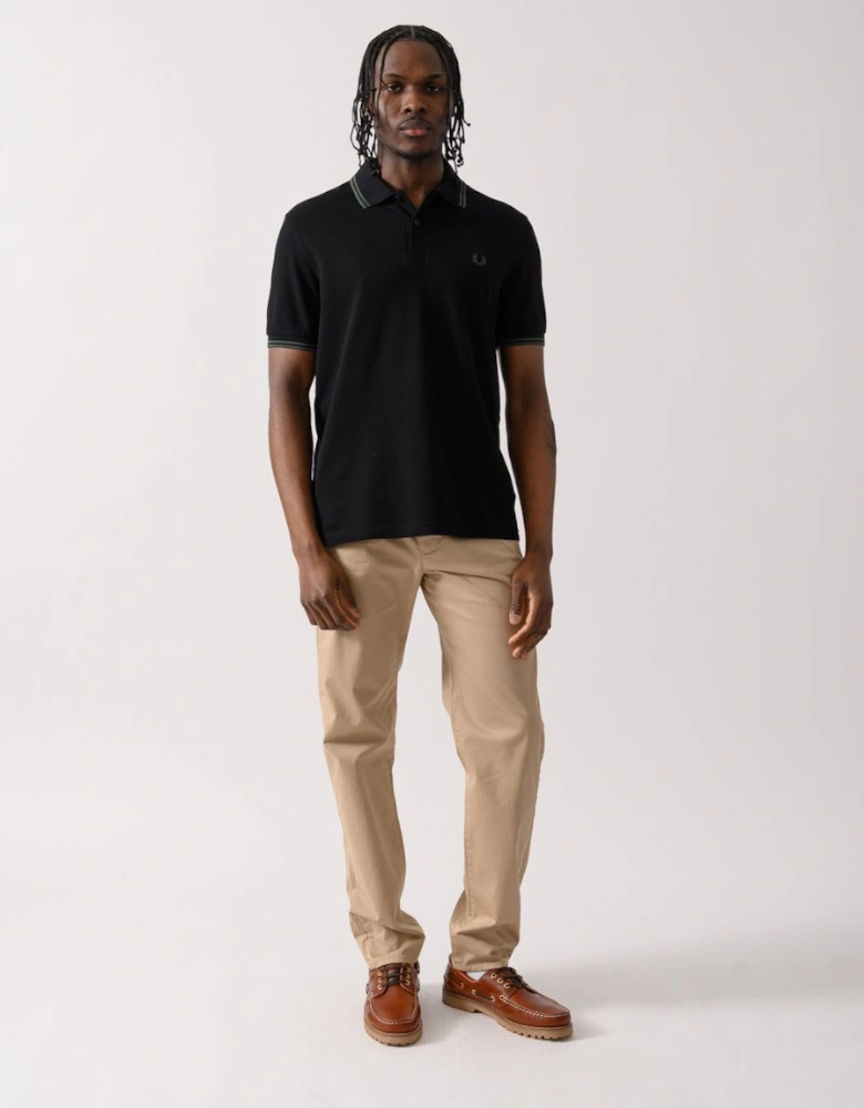 Mens Twin Tipped Signature Polo Shirt S/S 25