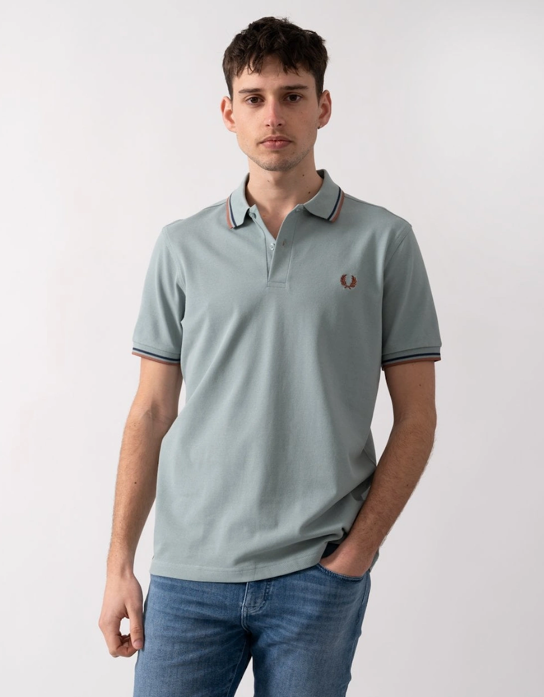 Mens Twin Tipped Signature Polo Shirt S/S 25, 5 of 4