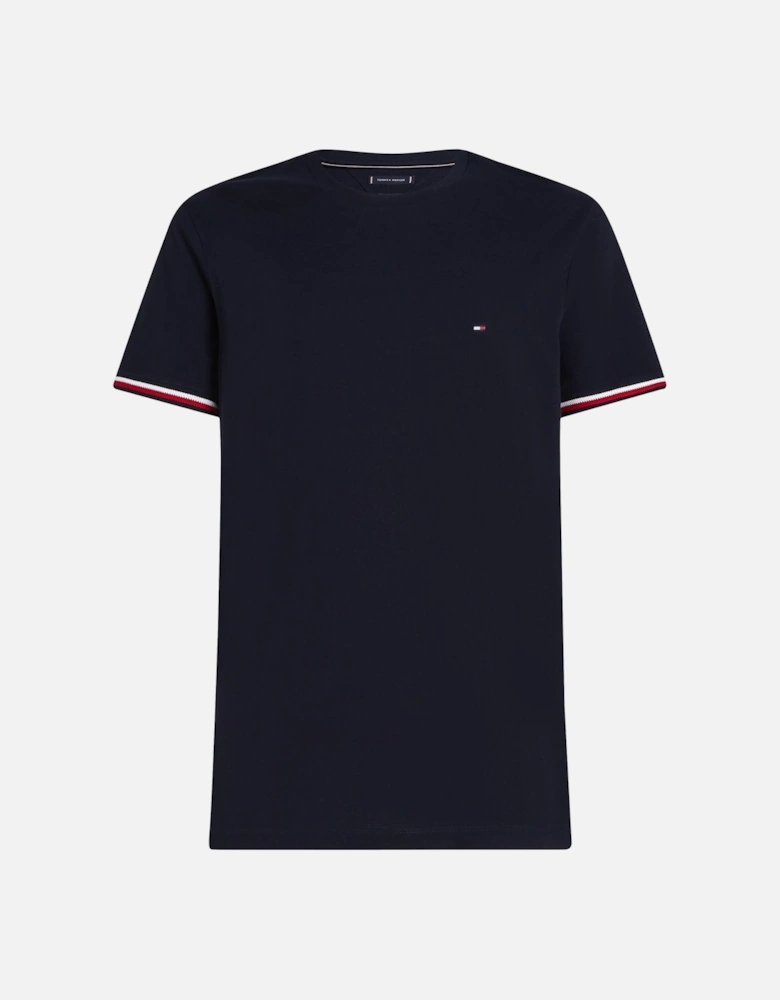 Global Strip Cuff Mens T Shirt
