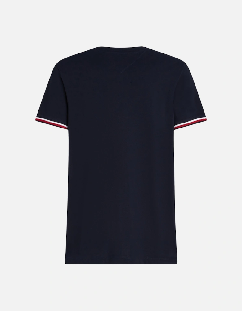 Global Strip Cuff Mens T Shirt