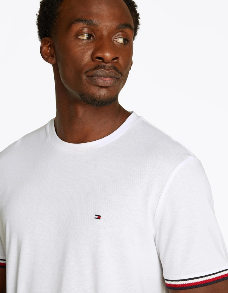 Global Strip Cuff Mens T Shirt