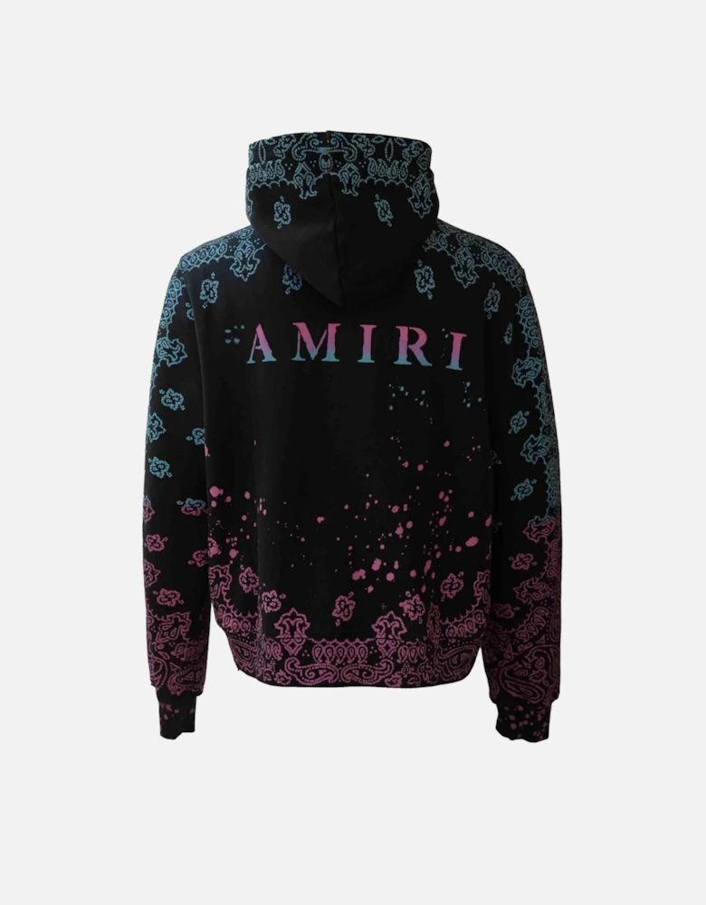 BANDANA BLEACH HOODIE PINK / BLUE