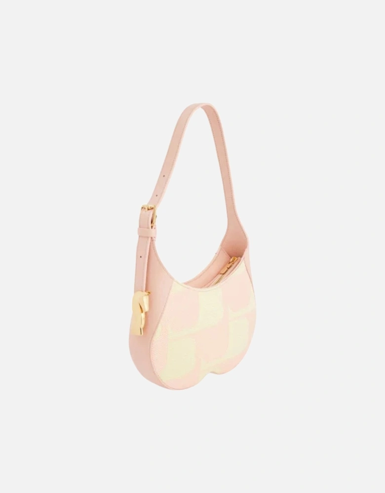 Chess Small Blush Pink Leather Shoulder Bag