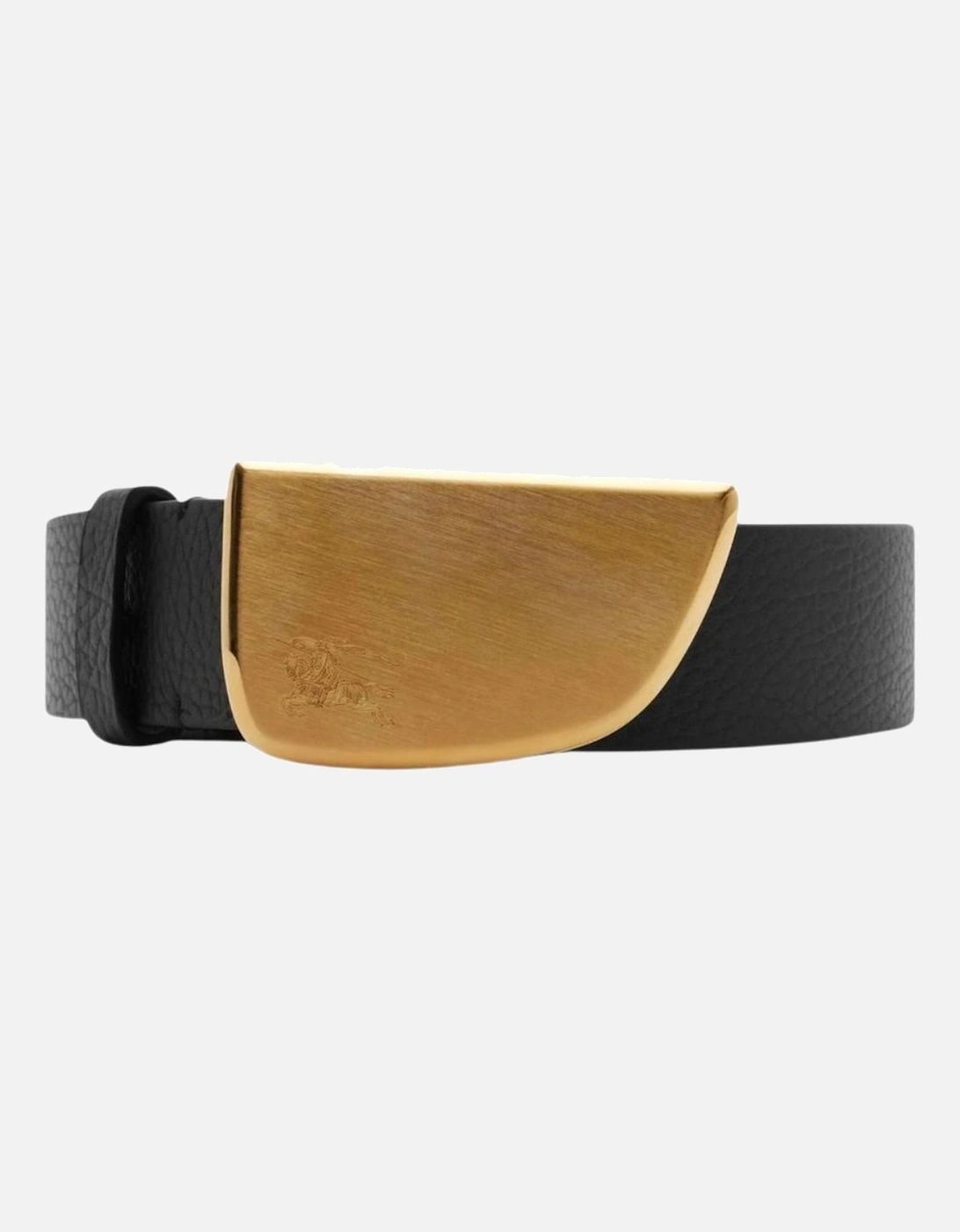 Engraved Shield Black Leather Belt, 3 of 2