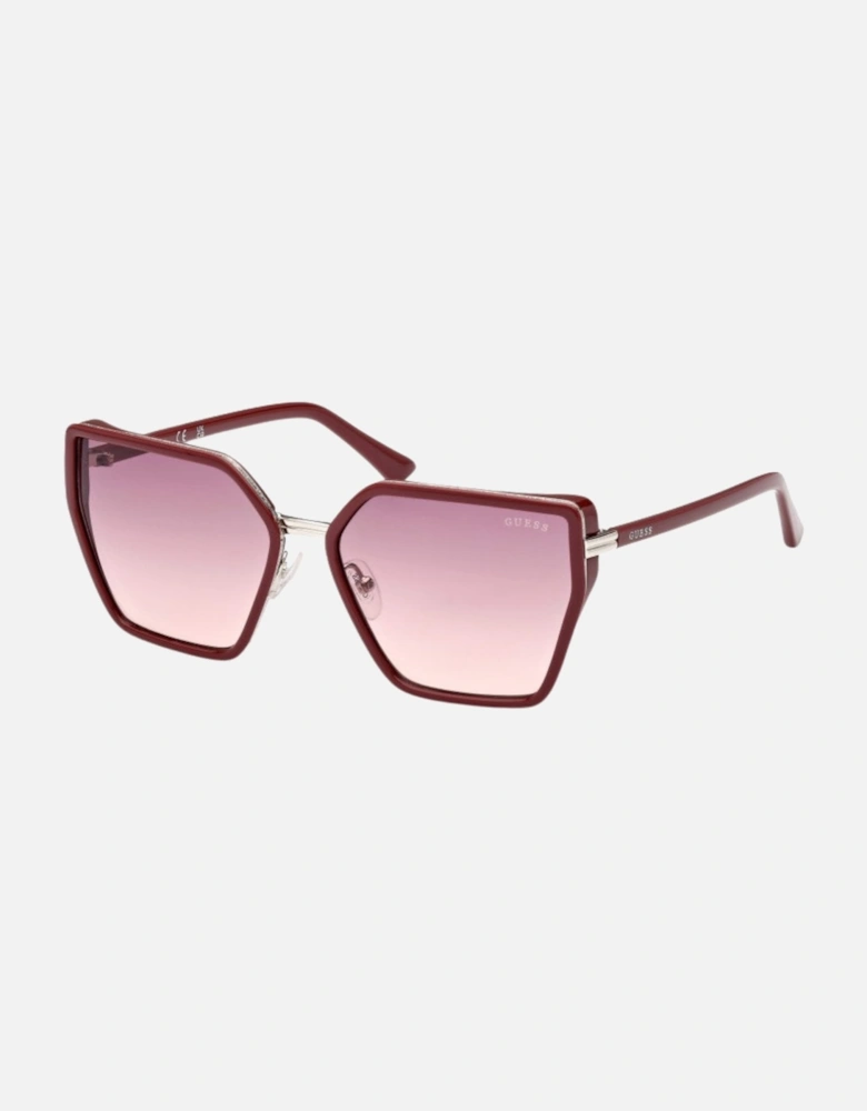 Shiny Bourdeaux Frame Gradient Bordeaux Lens Sunglasses