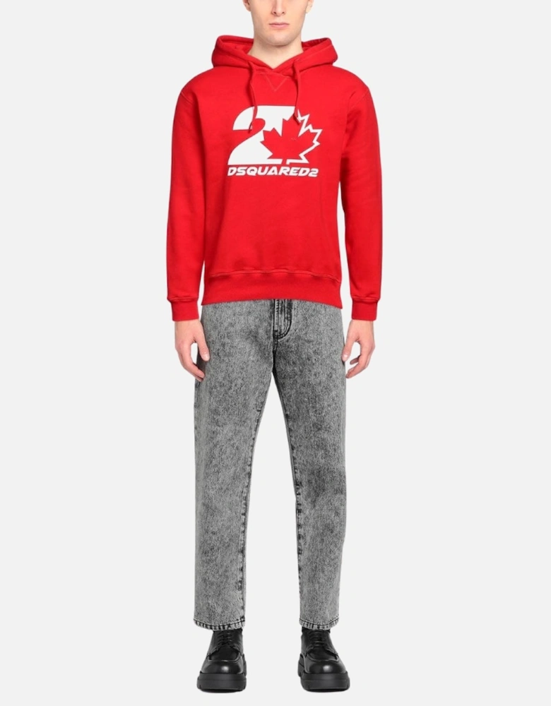Cool Fit Maple Leaf Red Hoodie