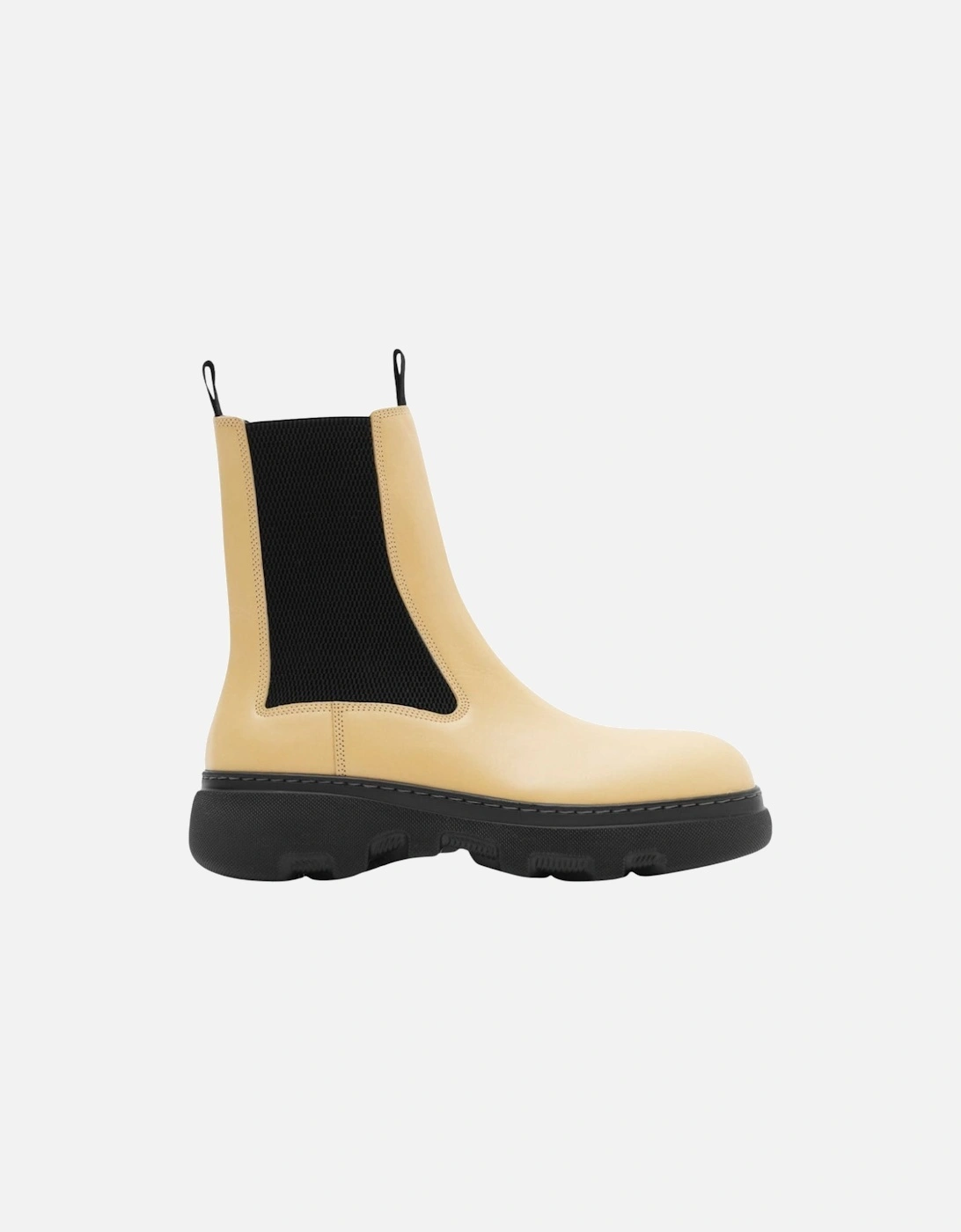 Creeper Custard Beige Leather Chelsea Boots, 6 of 5