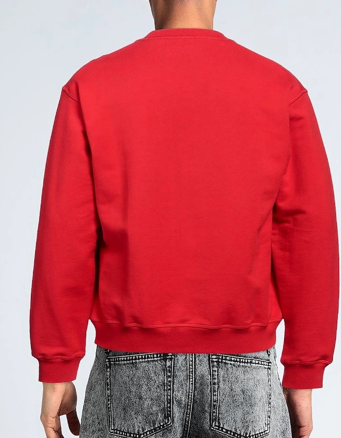 Bold Maple Leaf Logo Red Sweatshirt