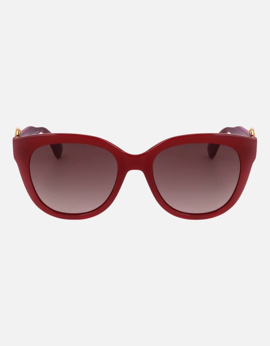Brown SF Lens Red Buckled Legs Sunglasses, 3 of 2