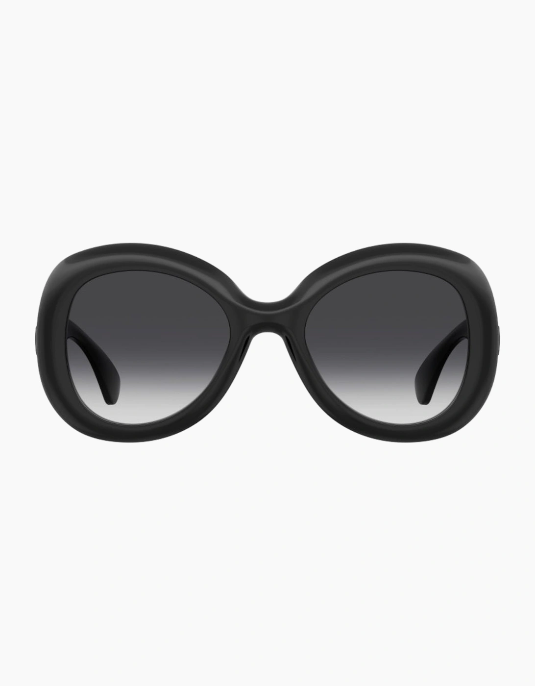 Moschino Women's Black Bold Rounded Frame Sunglasses - Size: One Size