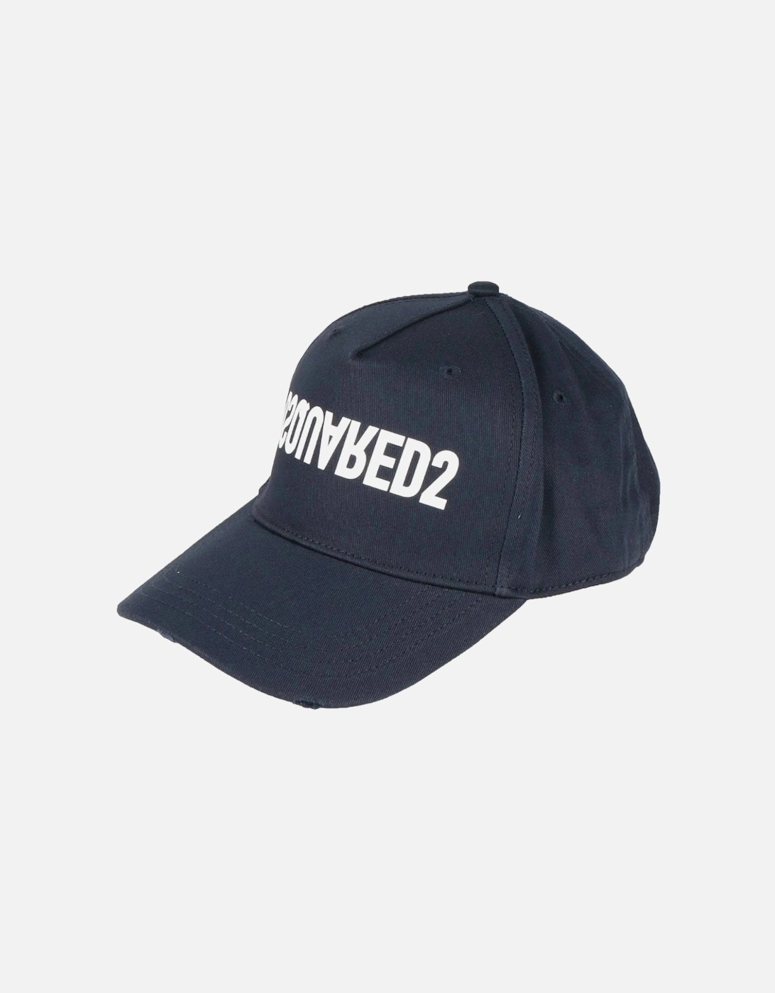 Reverse Logo Cap Navy Blue Hat, 4 of 3