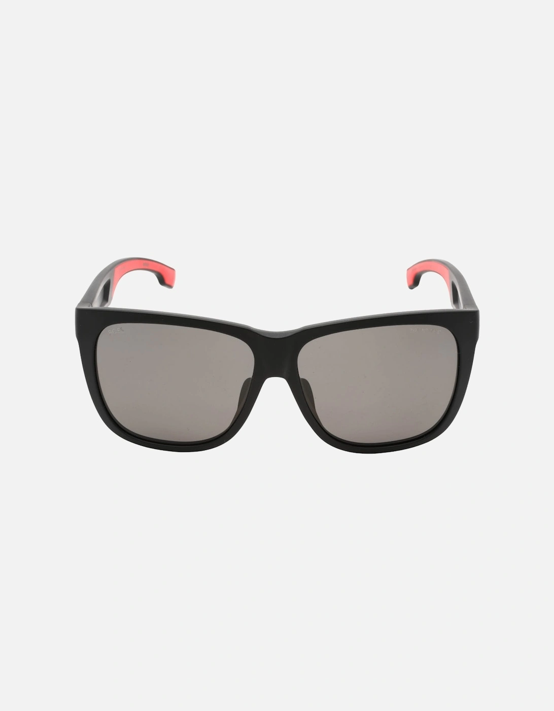 Grey Polarized Lensed Black and Red Detail Sunglasses, 2 of 1