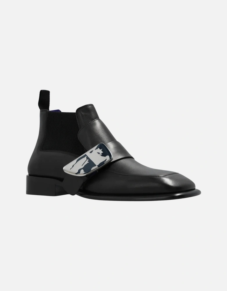 Shield Black Ankle Boots