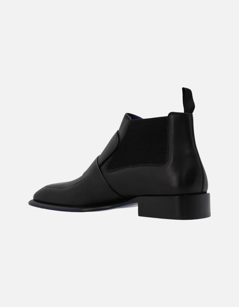 Shield Black Ankle Boots