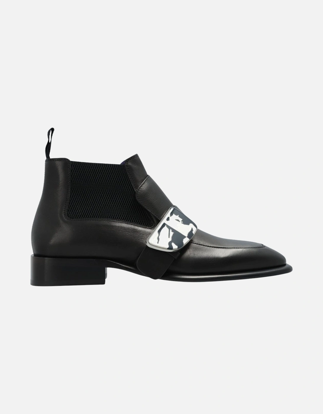 Shield Black Ankle Boots, 5 of 4