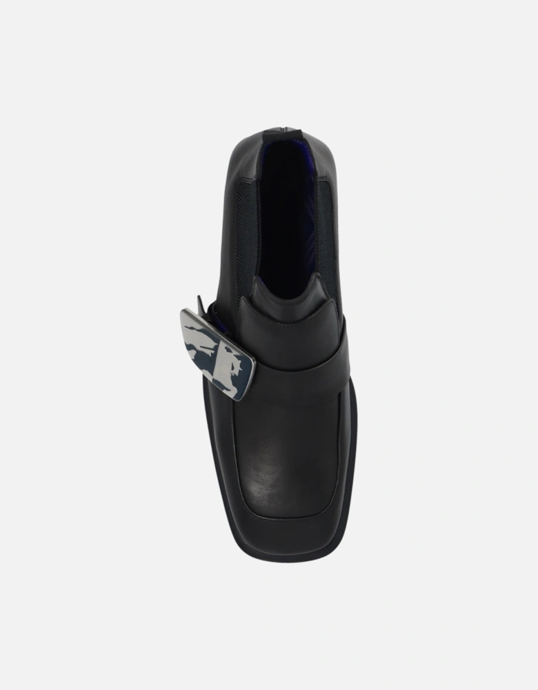 Shield Black Ankle Boots