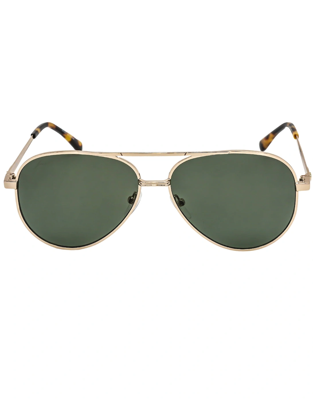 Gold Metal Frame Green Polarized Sunglasses, 3 of 2