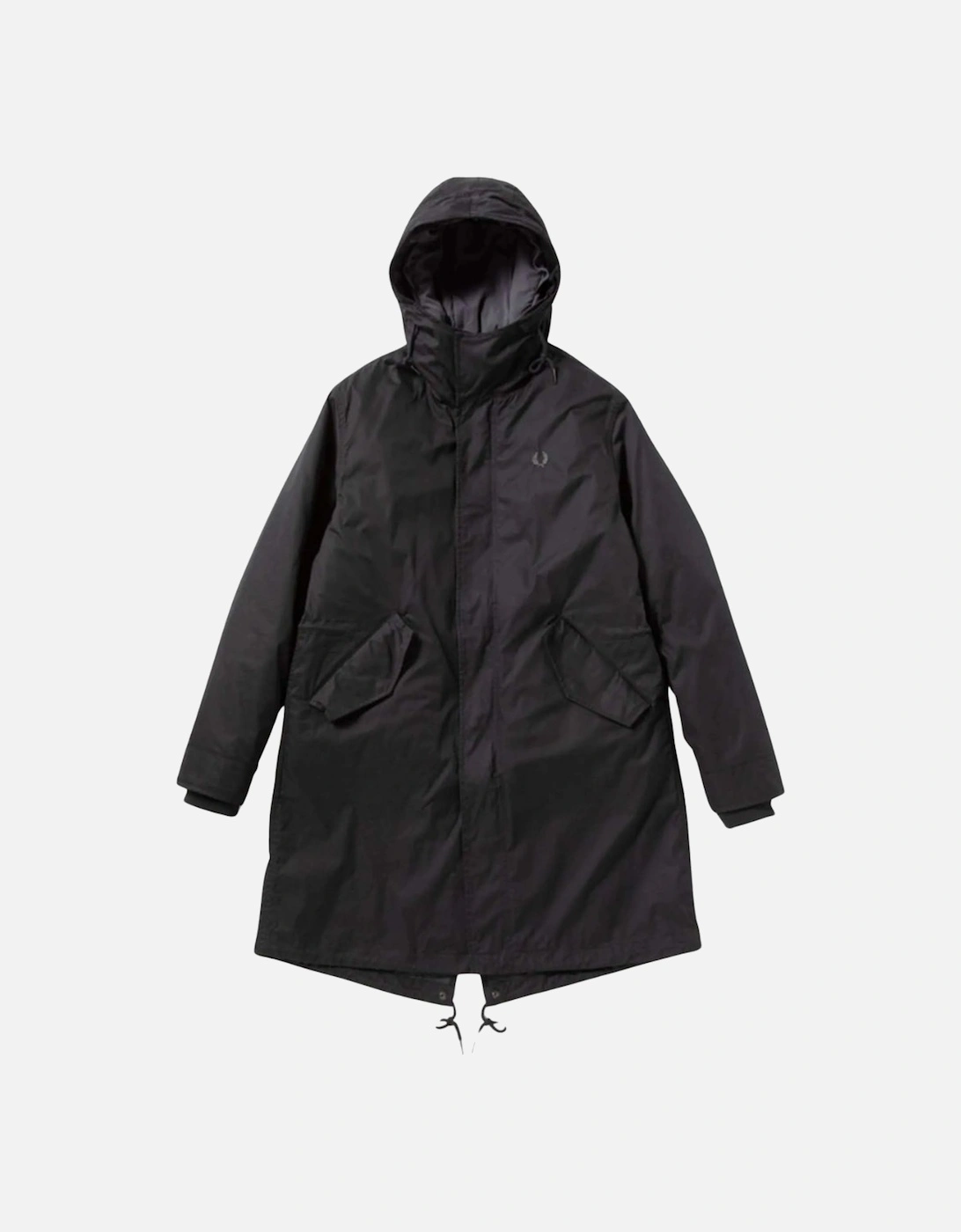 2 In 1 Zip-In-Liner Black Parka Jacket, 7 of 6