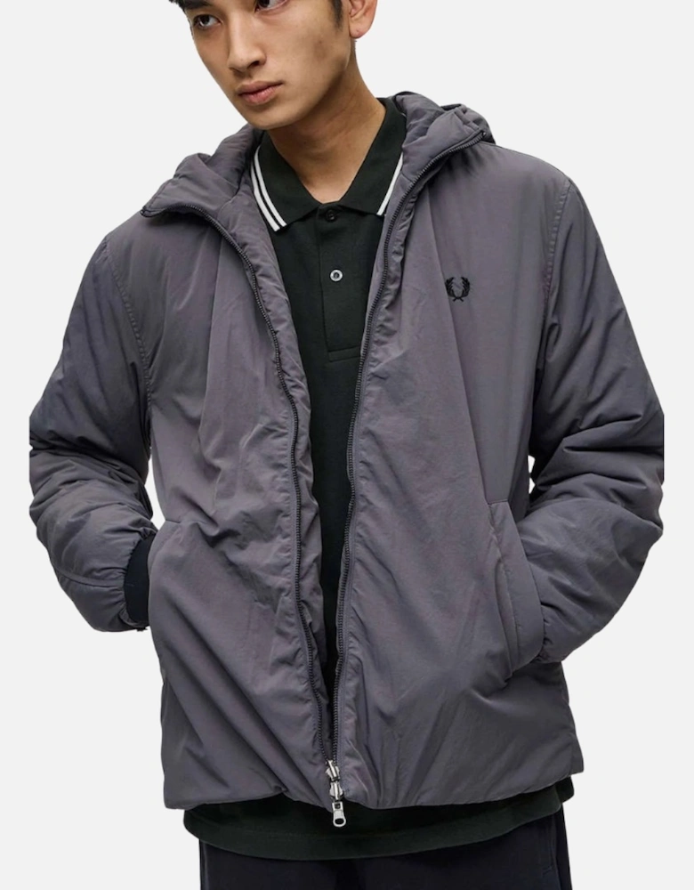 2 In 1 Zip-In-Liner Black Parka Jacket