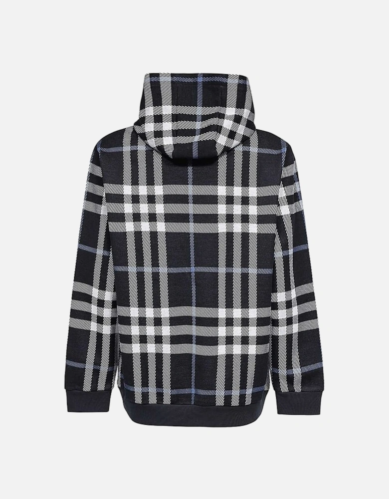 Ferryton Blue Check Hoodie