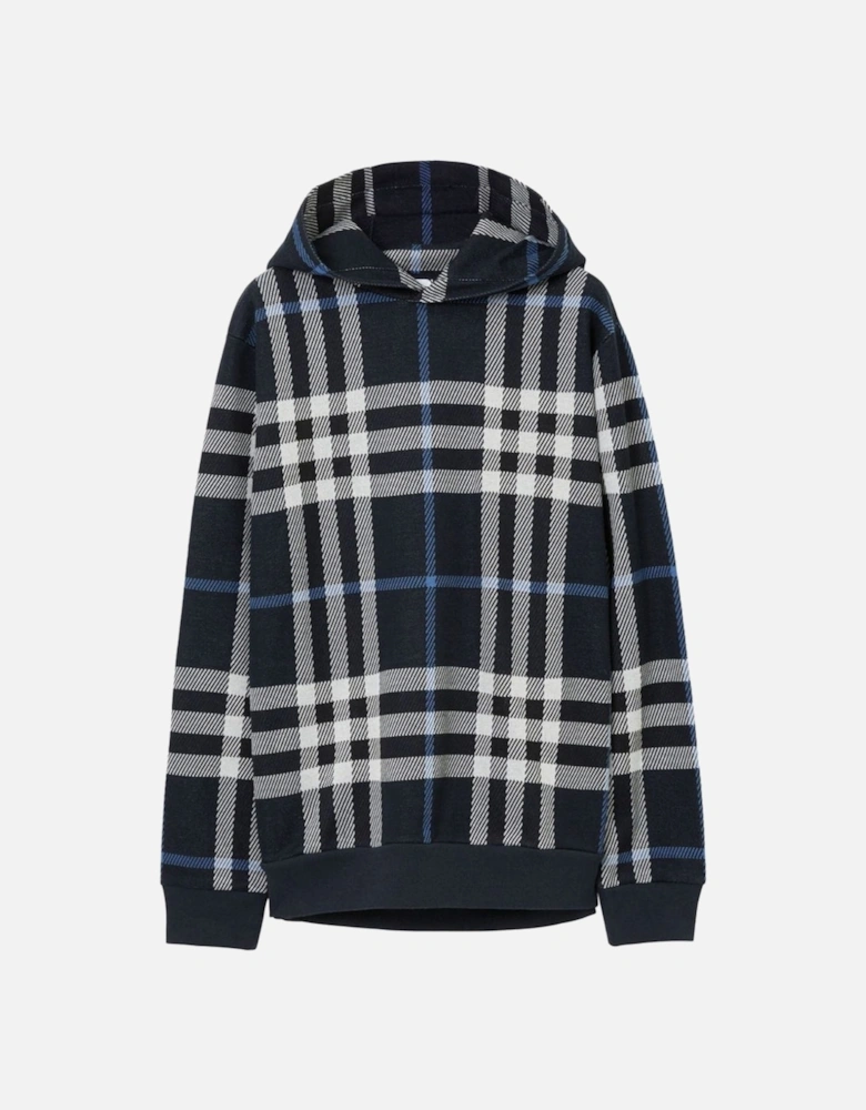 Ferryton Blue Check Hoodie