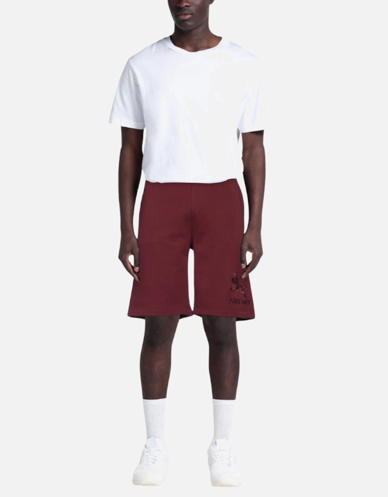Taylor Burgundy Shorts