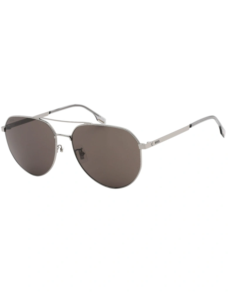 Ruthenium Frame Grey Lens Sunglasses