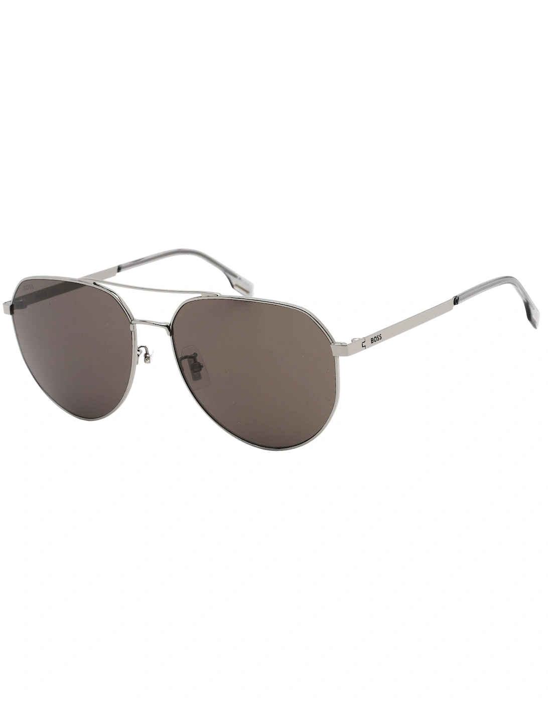 Ruthenium Frame Grey Lens Sunglasses